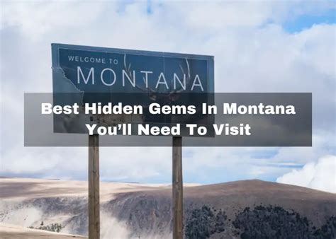 10+ Hidden Gems On The Montana Map