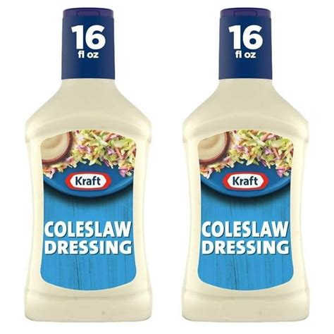 2 Pack Kraft Coleslaw Dressing 16 Fl Oz Bottle