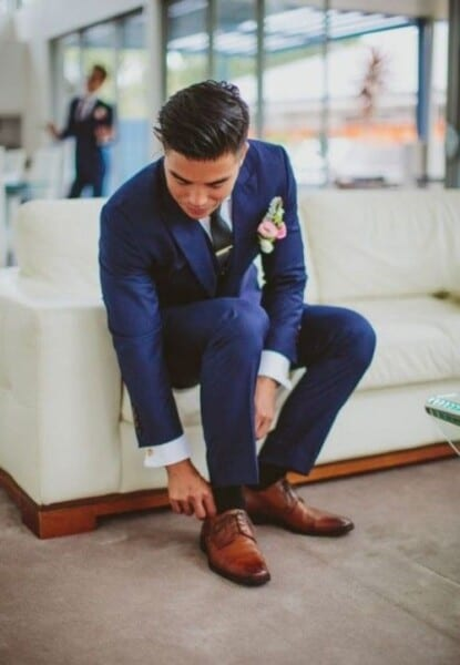 29 Ways To Wear Blue Suits With Brown Shoes Ideas For Men