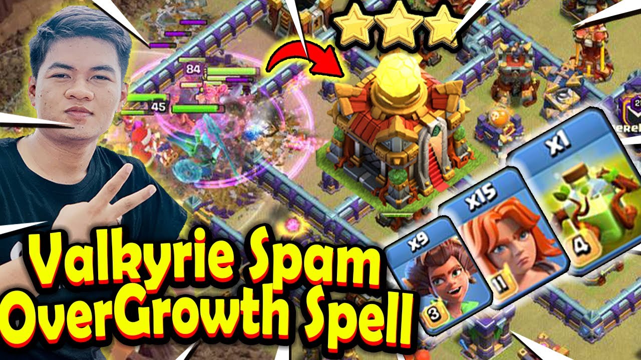 320 Overpower Spam Army Root Rider Spam With Overgrowth Spells Th16