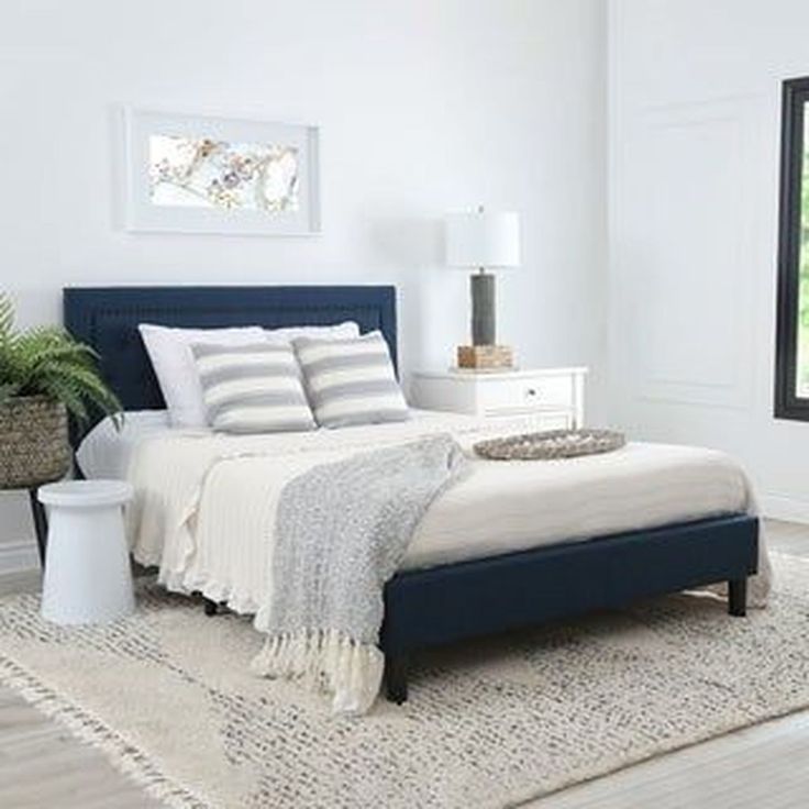 37 Inspiring Navy Blue Bedroom Decor Ideas You Should Copy Sweetyhomee