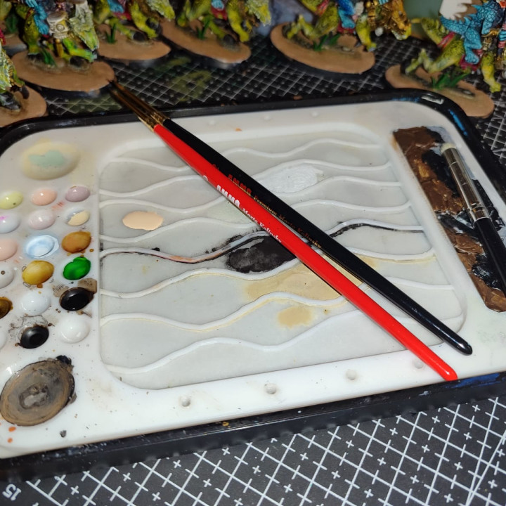 3D Printable Wet Palette Insert For Army Painter Wet Palette Version 2