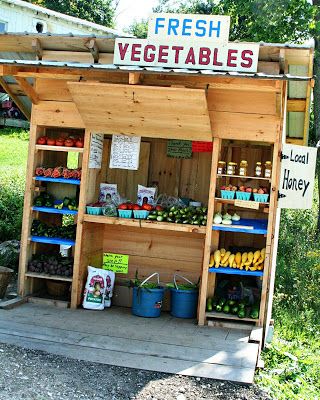 A Fruit And Vegetable Stand At A Amish Farm Here In Beautiful Miami