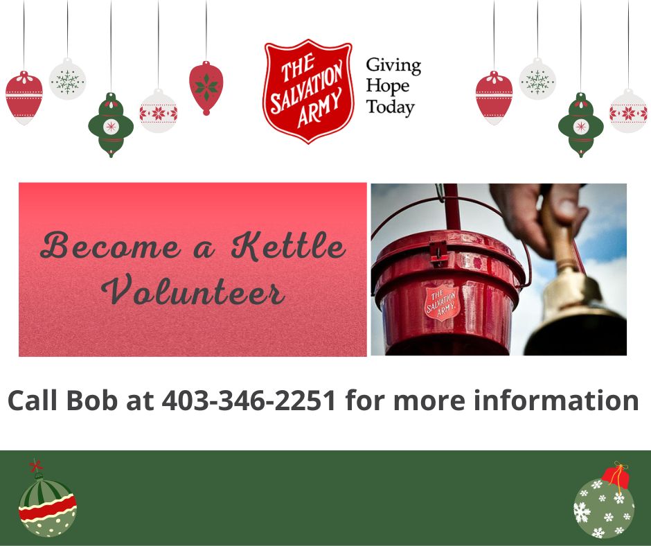 A Kettle Volunteer S Checklist The Salvation Army In Canada