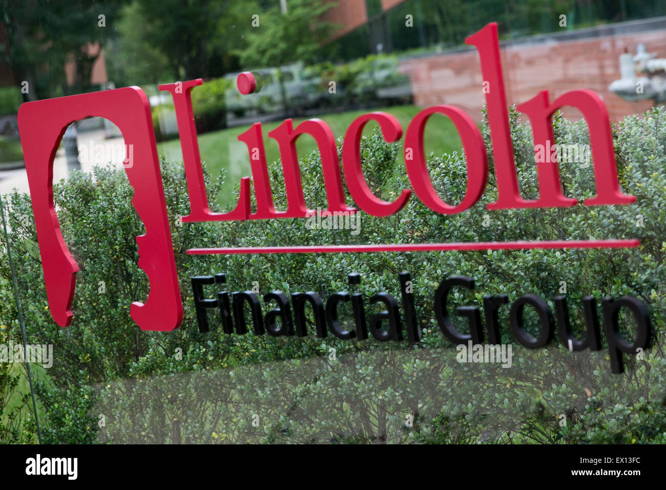 A Logo Sign Outside The Headquarters Of The Lincoln National