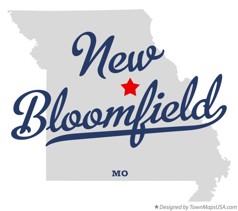 Aerial Photography Map Of New Bloomfield Mo Missouri