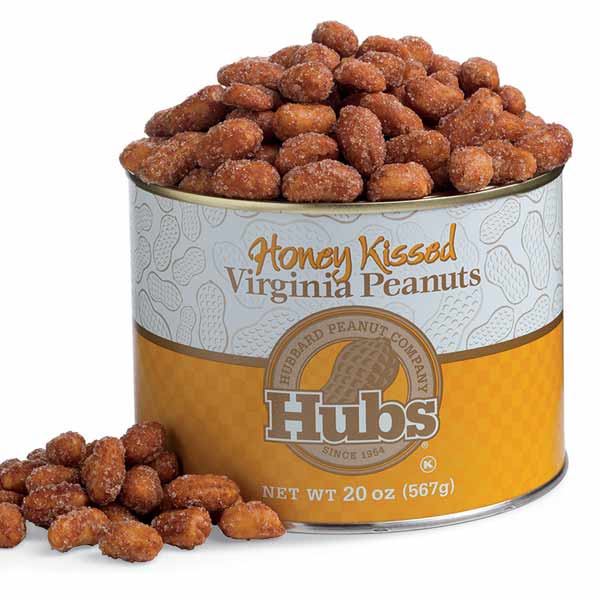 Amazon Com Hubs Peanuts Honey Kissed Premium Virginia Nuts With All