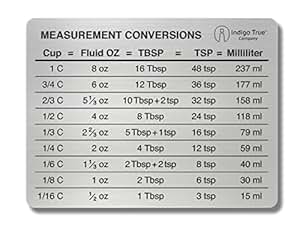 Amazon Com Measurement Conversion Chart Refrigerator Magnet Original