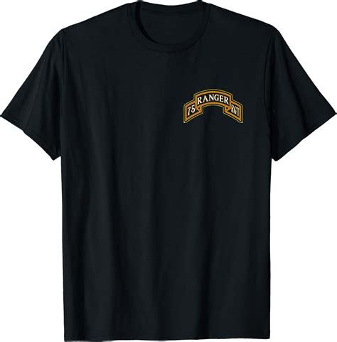 Amazon Com Us Army Ranger 75Th Regiment T Shirt Clothing Shoes