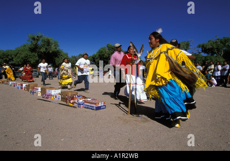 An Apache Girl Dressed In Camp Dress And Moccasins On The San Carlos