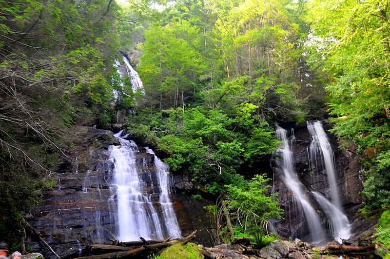 Anna Ruby Falls Georgia Usa Stock Photo Image Of Scene Appalachian