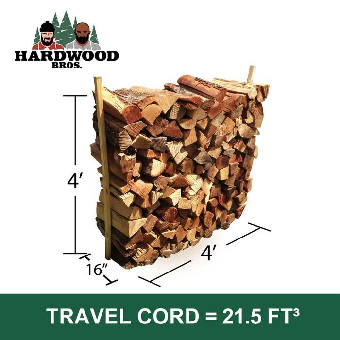 Apple Firewood Travel Cord Of Single Species Kiln Dried Firewood 4