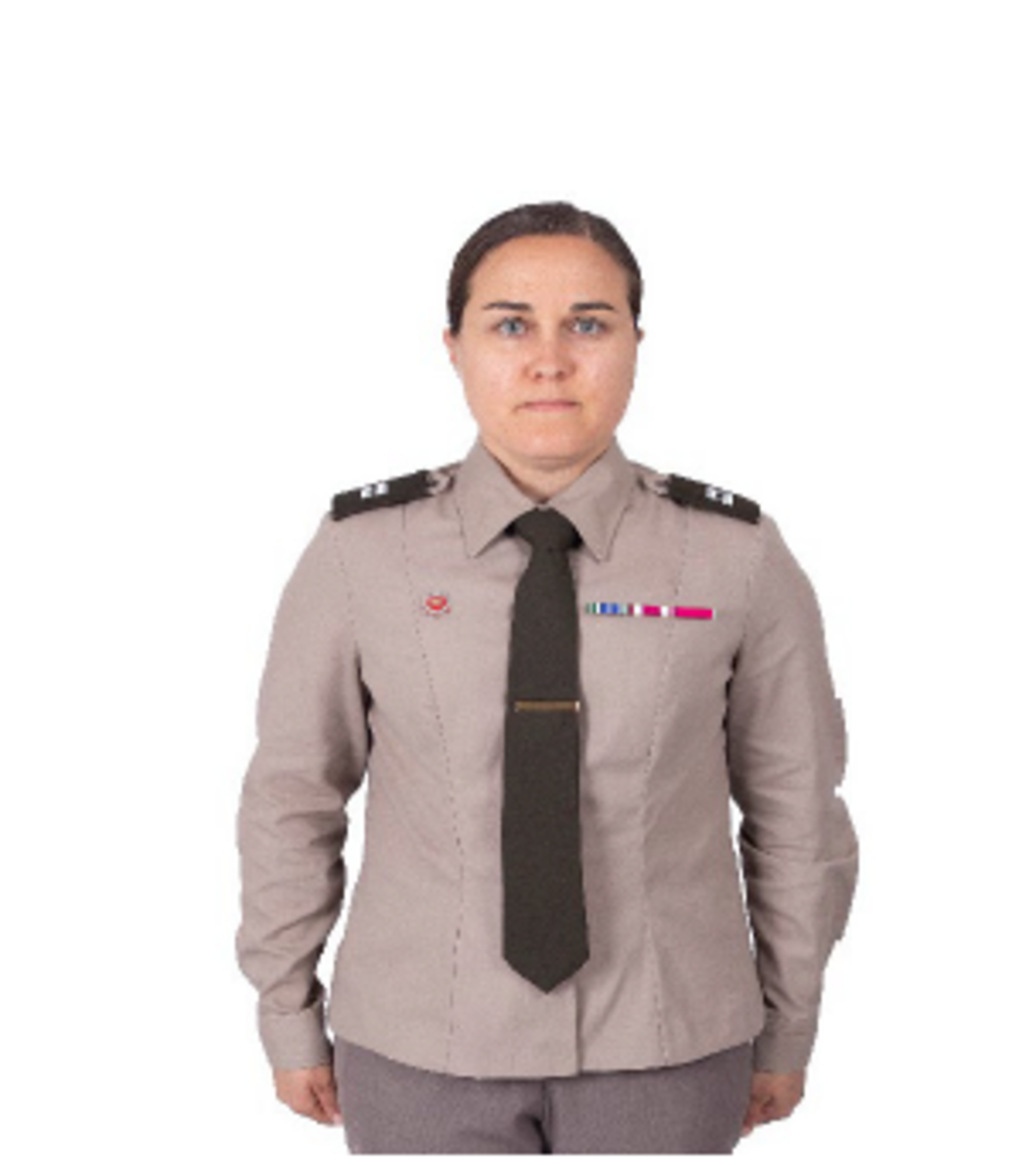 Army Class B Uniform Setup Guide Female Officer Barabara Baptiste