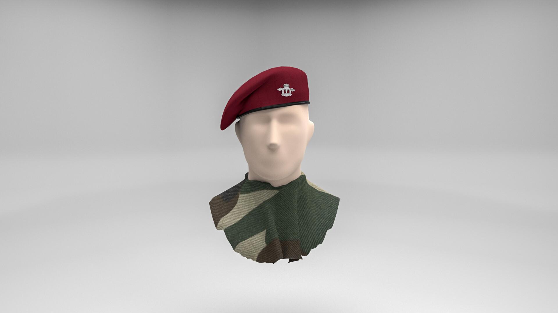 Army Maroon Beret