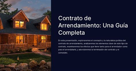 Arrendamiento: Guía Completa Para Un Contrato Seguro Y Ventajoso