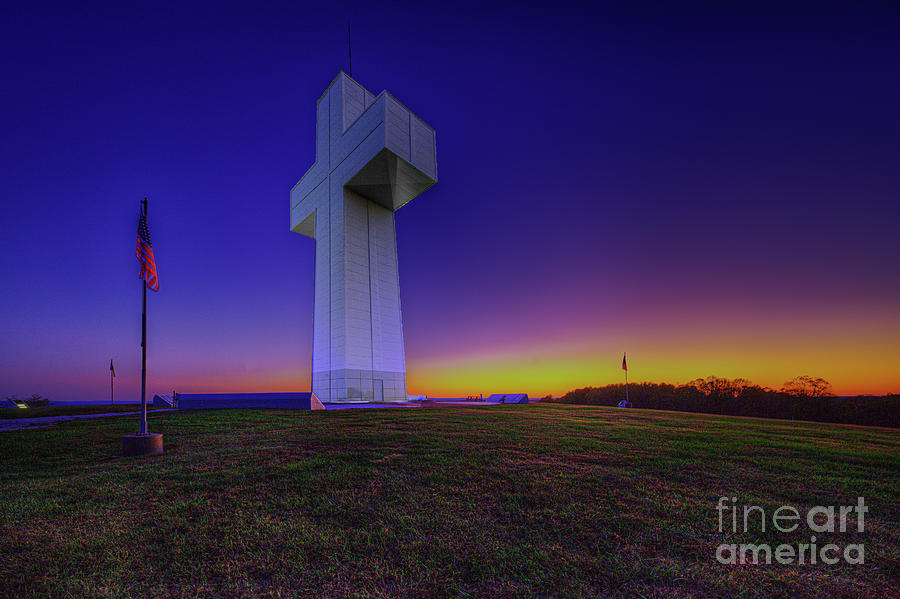 Bald Knob Cross At Dusk Photograph By Larry Braun Fine Art America