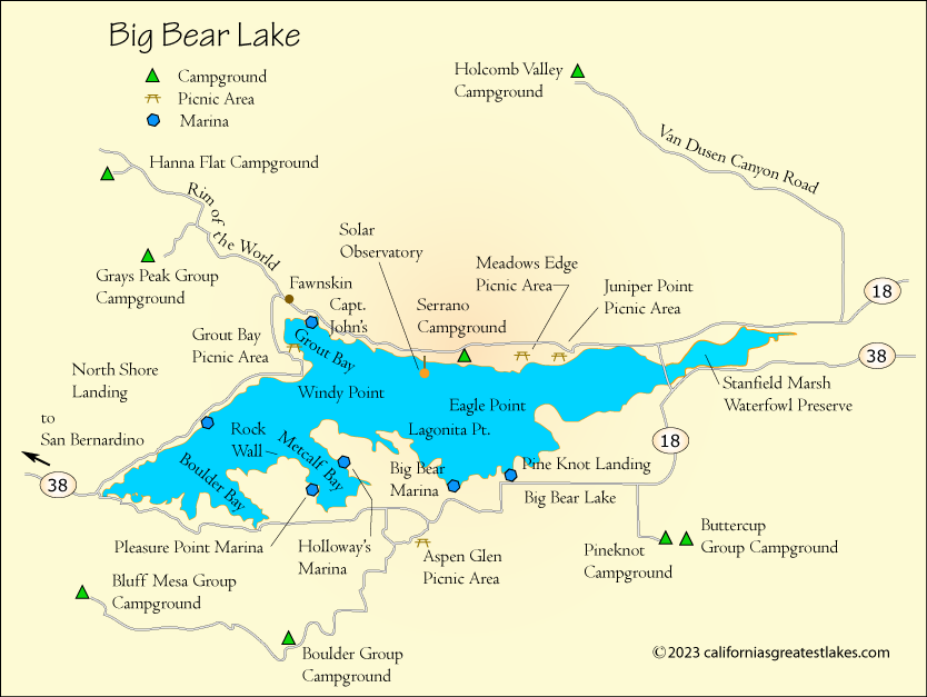 Big Bear Map