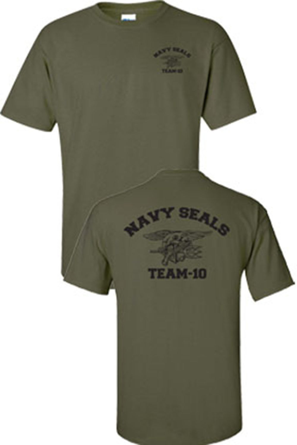 Brand New 2019 Summer Mens Short Navy Seals Team 10 Seal Logo Printed