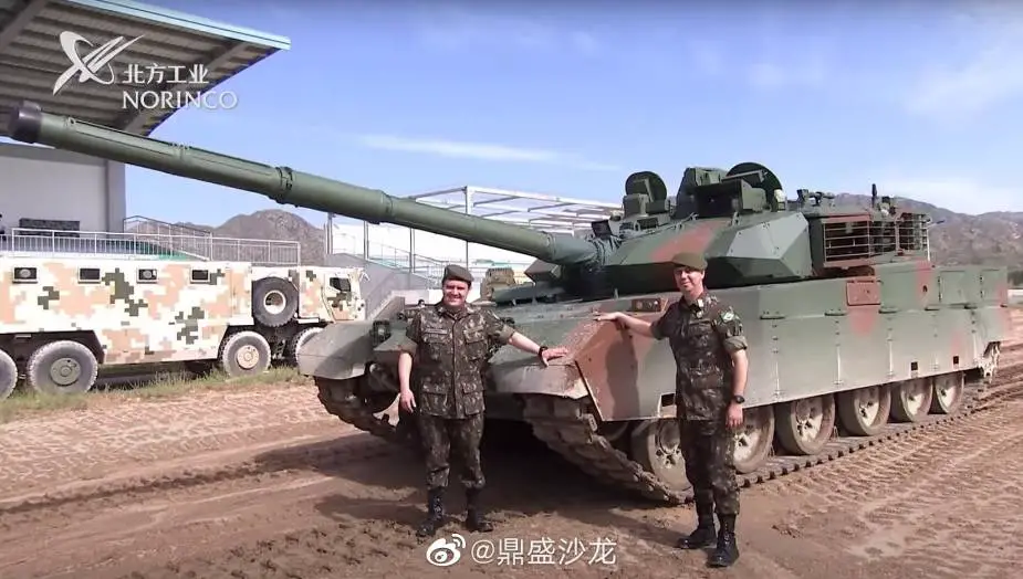 Brazilian Army Checking Out Chinese Norinco Vt4 Main Battle Tank