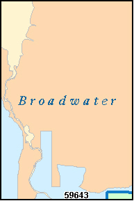 Broadwater Zip Code Map Montana Broadwater County Zip Codes