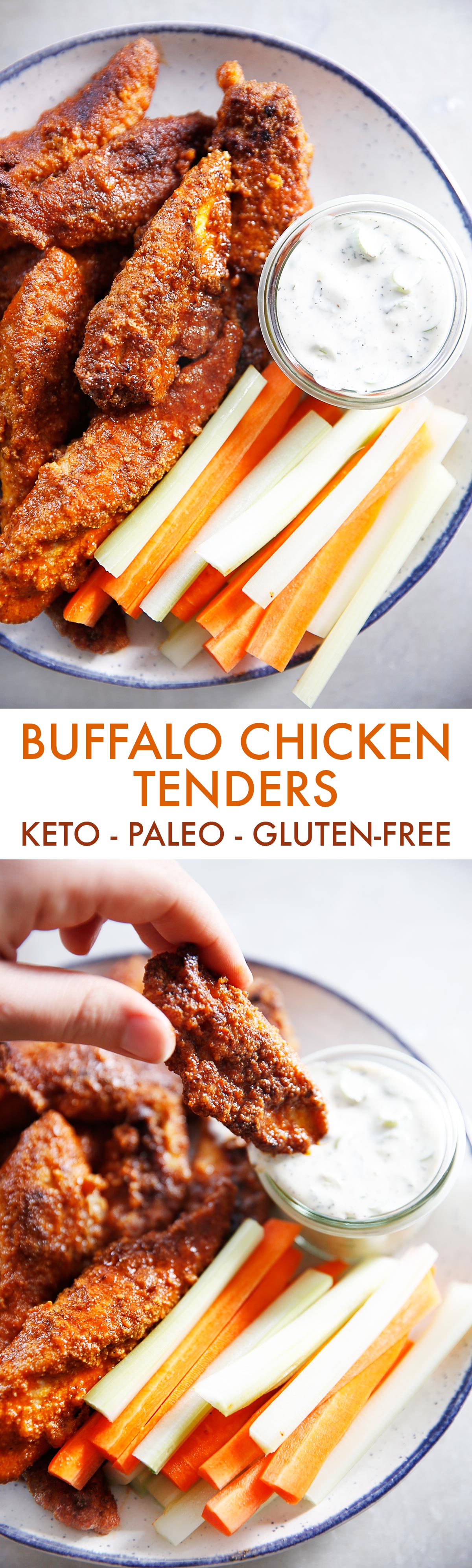 Buffalo Chicken Tenders Keto Gluten Free Lexi S Clean Kitchen