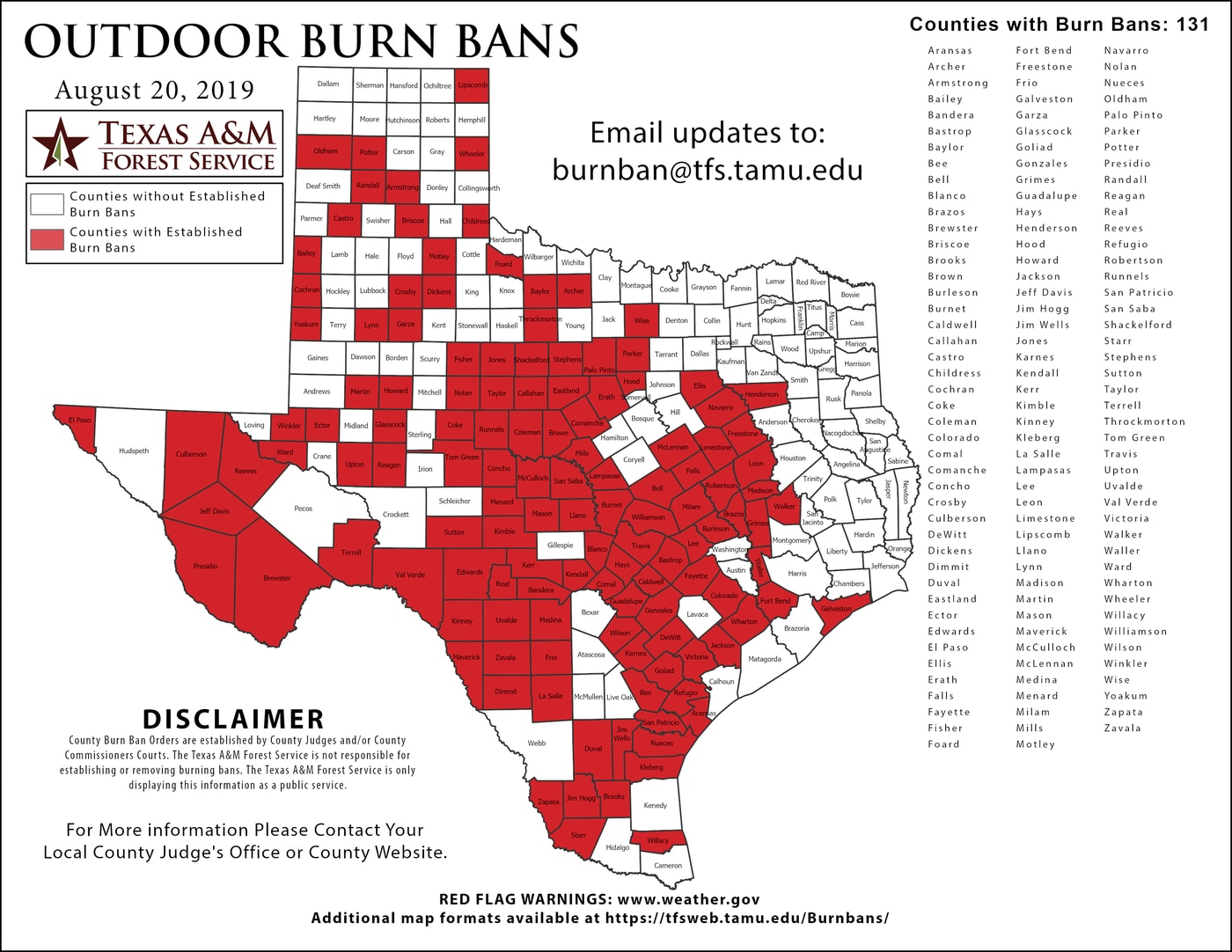 Burn Ban Map Af5