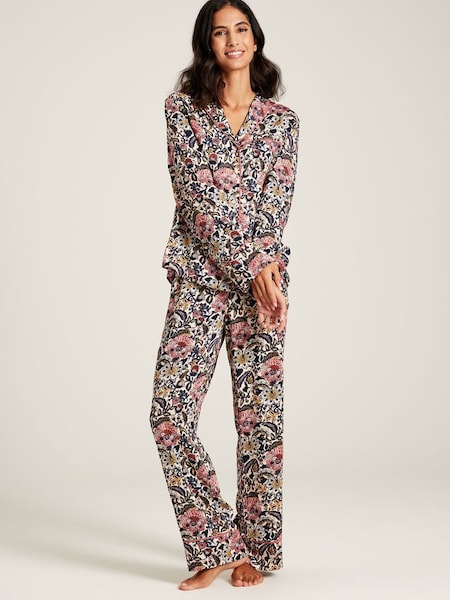 Buy Alma Navy Pyjama Set From The Joules Online Shop