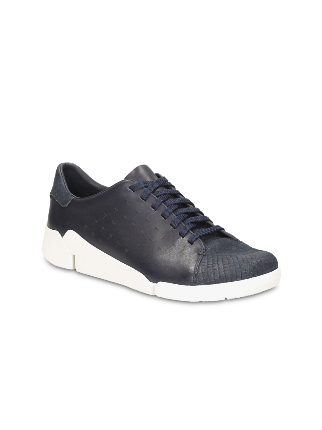 Buy Clarks Women Navy Blue Solid Regular Sneakers Casual Shoes For