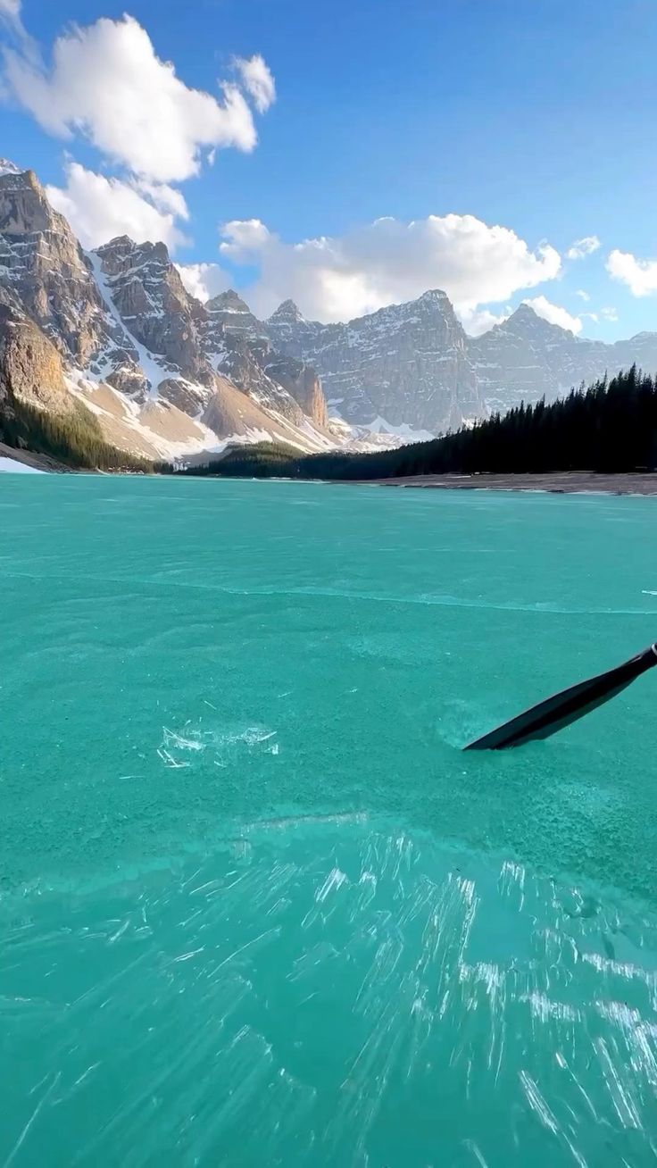 Canoeing Through Ice At Jefferson Lake Co 6 8 2014 Youtube