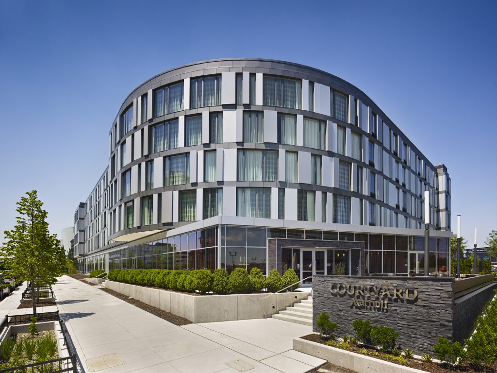 Courtyard Philadelphia South At The Navy Yard Intech Construction