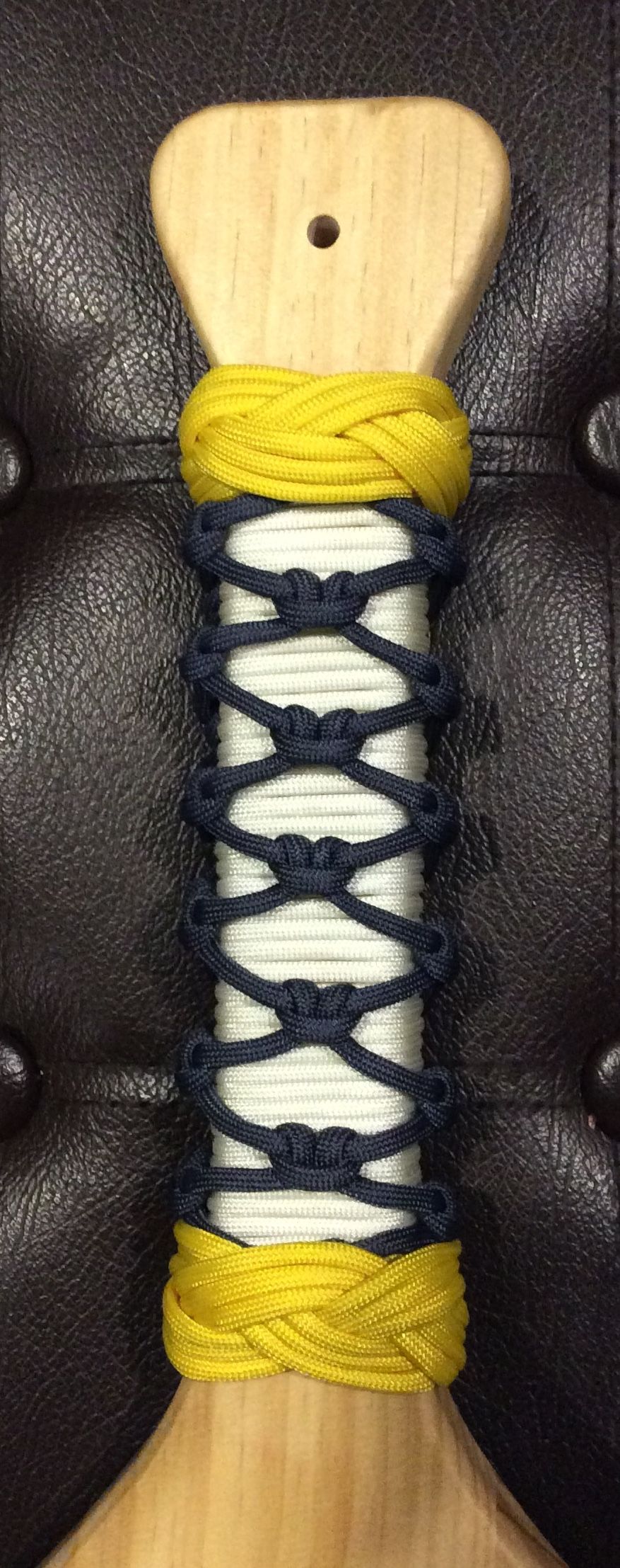 Cow Hitching Wrap Paracord Paddle Navy Oar Paracord Wrap Handle