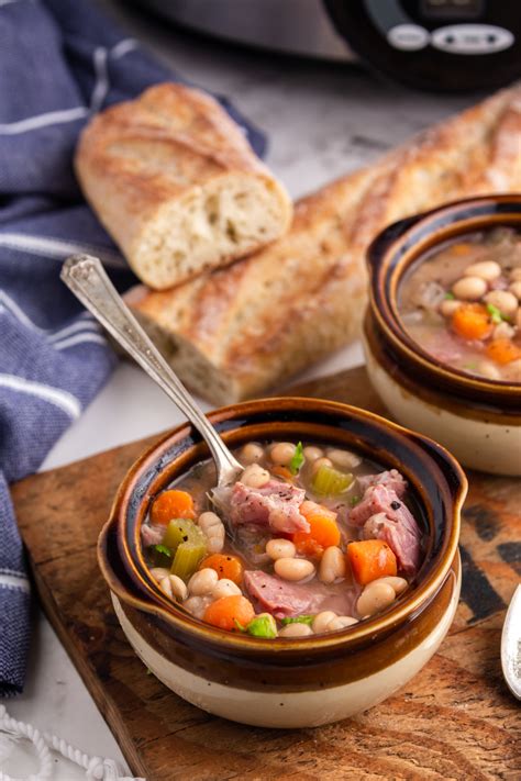 Crockpot Navy Bean Soup Family Fresh Meals