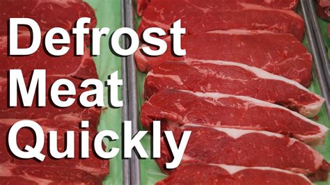 Defrost Meat Quickly Gardenfork Tv Youtube