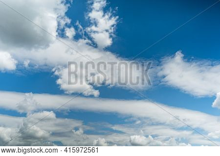 Disability Parking Spot Clouds And Blue Sky In The Background Stock