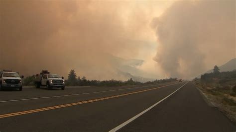 El Dorado Fire Evacuation Orders Remain For Angelus Oaks Seven Oaks