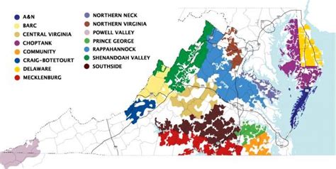 Electric Cooperatives In Virginia Map