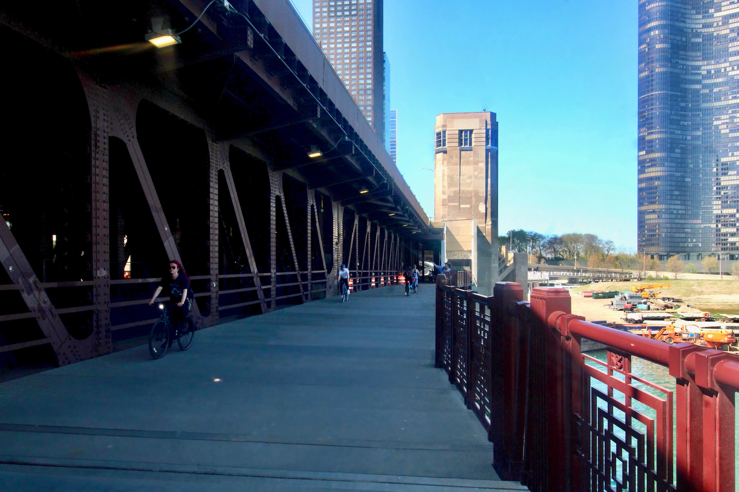 Final Touches Remain For The Chicago River Section Of Navy Pier Flyover