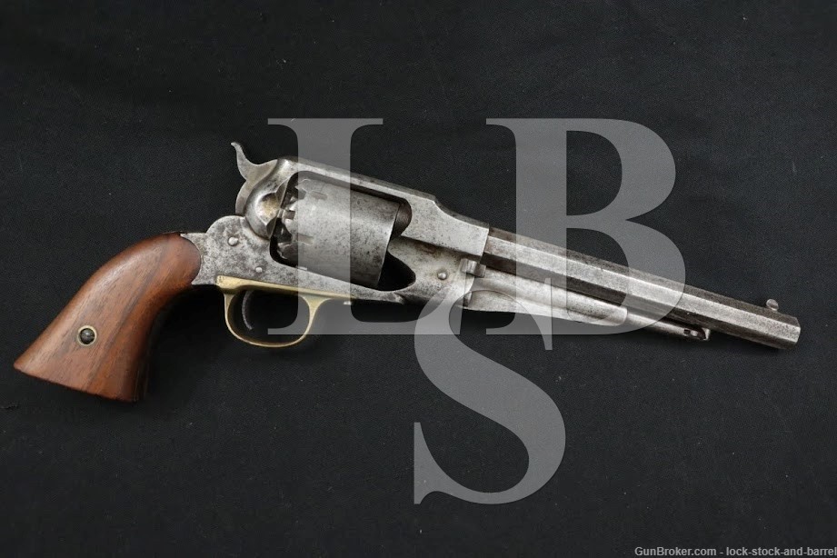 First Year Remington 1858 New Model Army 44 Cal Civil War Revolver