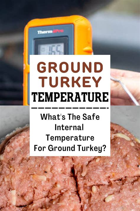 Ground Turkey Internal Temperature