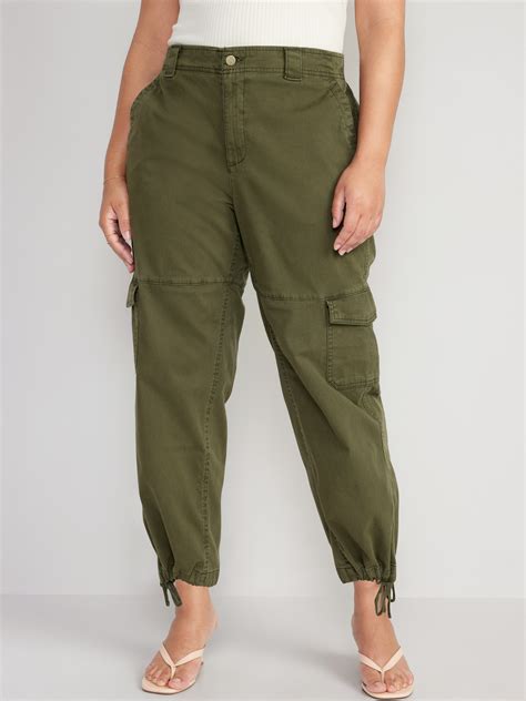 High Waisted Balloon Cargo Pants Old Navy