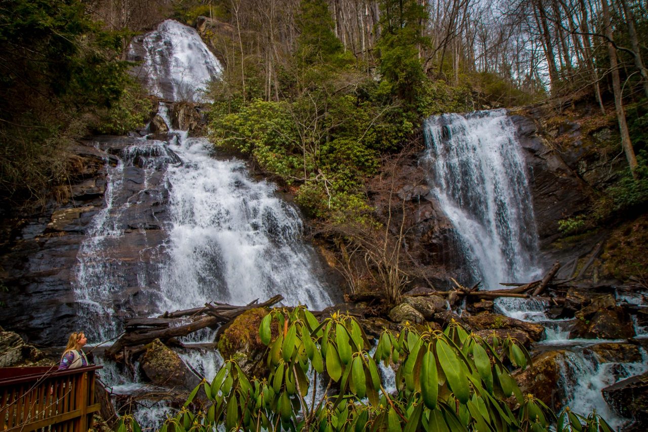 How To Get To Anna Ruby Falls Near Helen Ga Blue Ridge Mountains