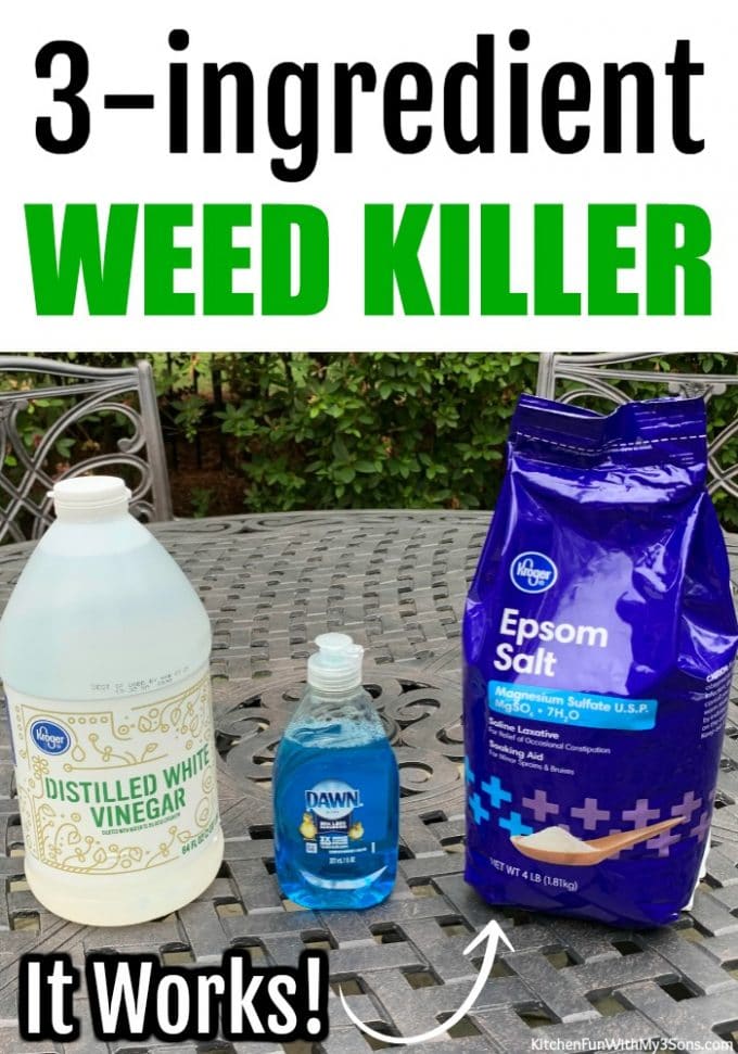 How To Make Homemade Weed Killer Kitchen Fun With My 3 Sons