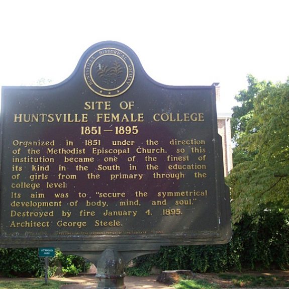 Huntsville Female College In Huntsville Alabama Alabama