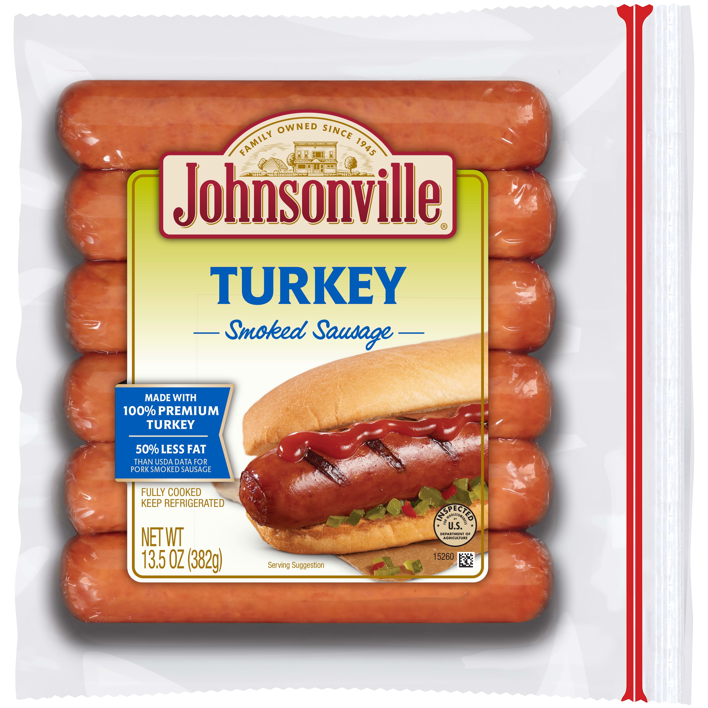 Johnsonville Turkey Smoked Sausage Links 13 5 Oz Fred Meyer