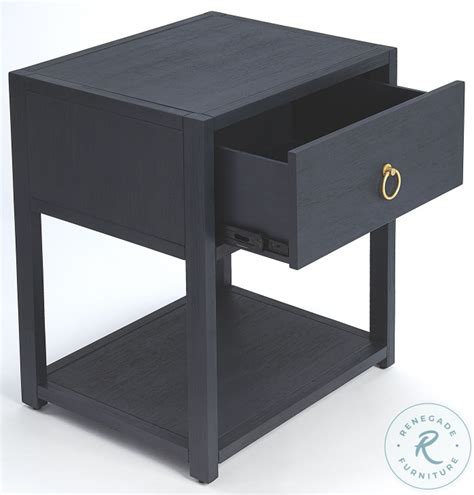 Navy Blue End Table - Savannah Tech Hub