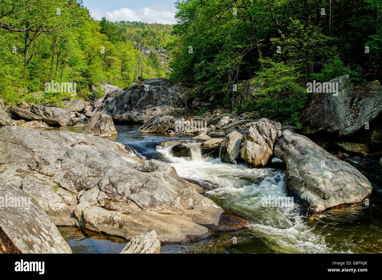 Linville Falls River Linville North Carolina Stock Photo Alamy