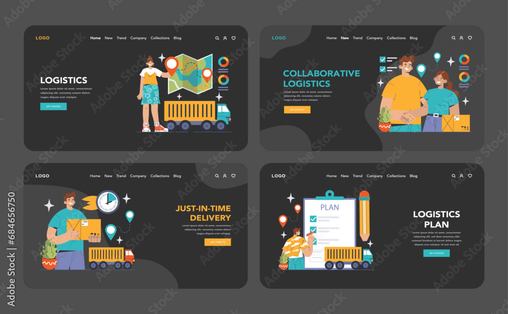 Logistics Concept A Comprehensive Visual Guide To Modern Logistics