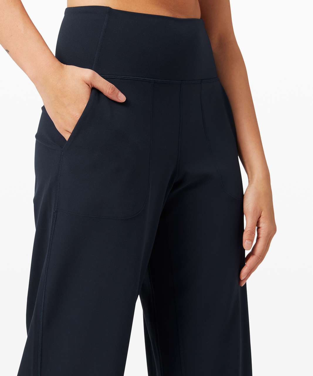 Lululemon Align Wide Leg Crop 23 True Navy Lulu Fanatics