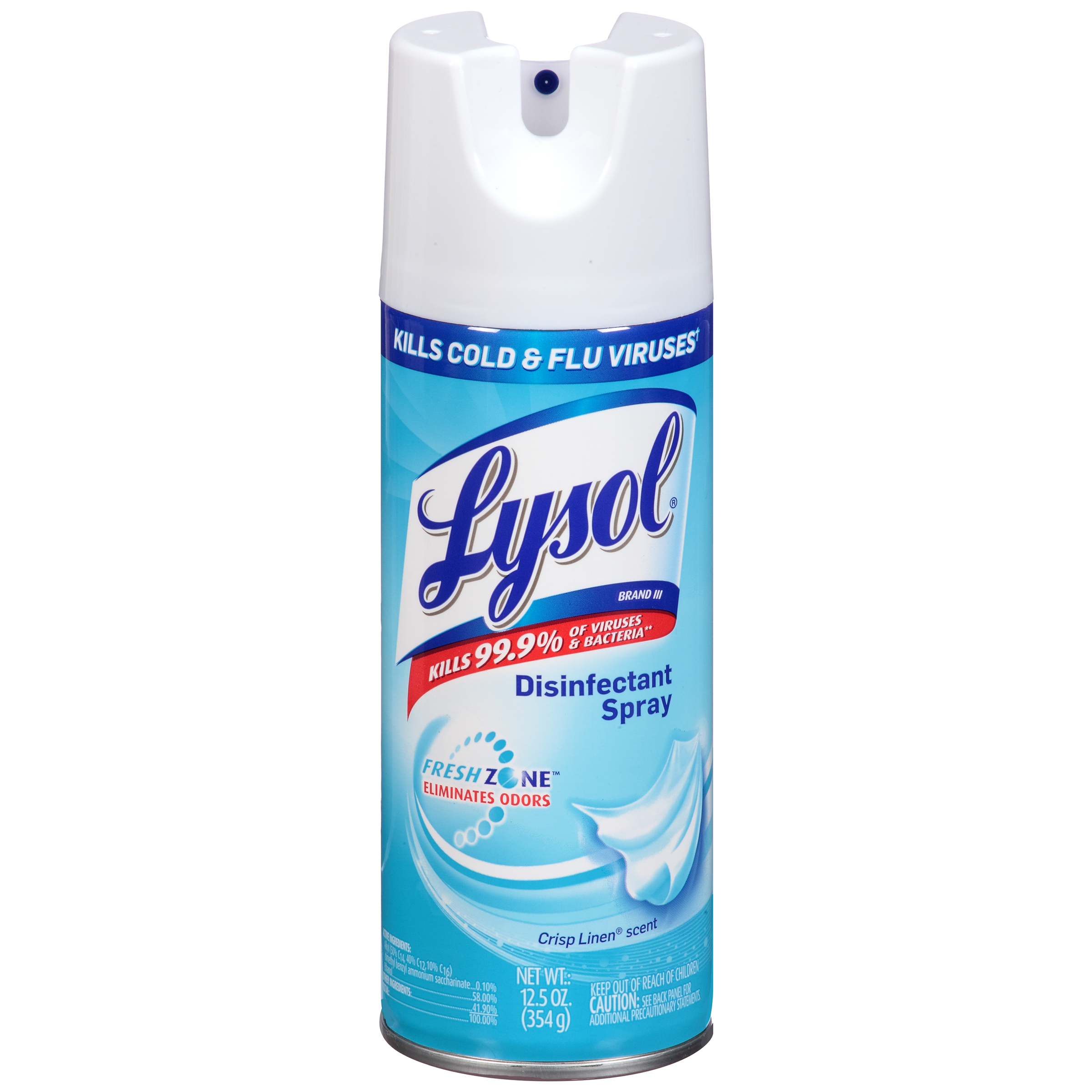 Lysol Crisp Linen Scent Disinfectant Spray 12 5 Oz