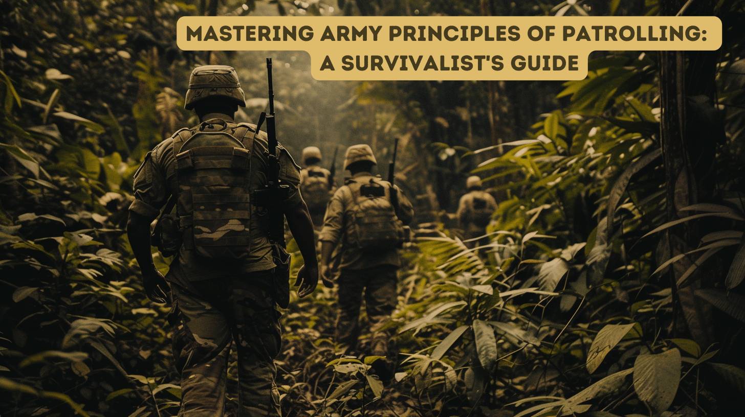 Mastering Army Principles Of Patrolling A Survivalist S Guide